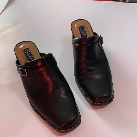 Sporto Shoes - Sporto black leather clog size 8.5. EUC